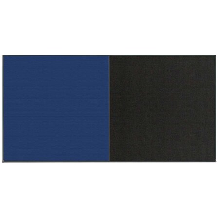 United Visual Products Enclosed Corkboard, 1 Door, 48"x36", 4" Fra, UV3409-SATIN-BUFF UV3409-SATIN-BUFF